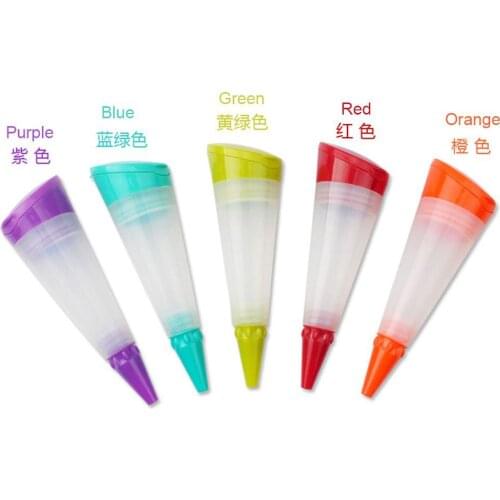 Silicone Food Cake Cream Writing Pen Chocolate Decorating Tools Cream Cup Cookie Icing Piping Pastry Nozzles Kitchen Accessories