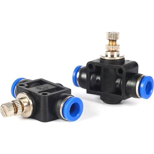 1Pcs PA/SA connector manual components plastic combined direct governor throttle valve fast push tube pneumatic accessories
