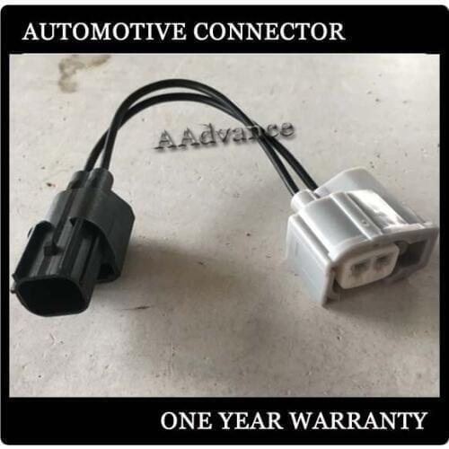 Fuel Injector Wiring Connector Hon2 male to female with 6 inch wires black in color