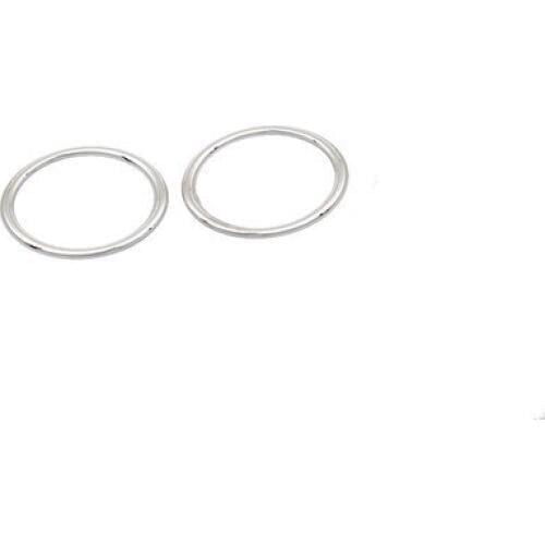 Car Styling Chrome Front Fog Light Trim (Simple Version) For Audi Q3 2013-2015