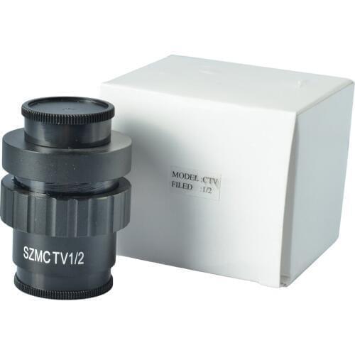 SZM 1/2 CTV Adapter for Stereo Microscope Camera CCD Mounting Soldering Microscope Adapter