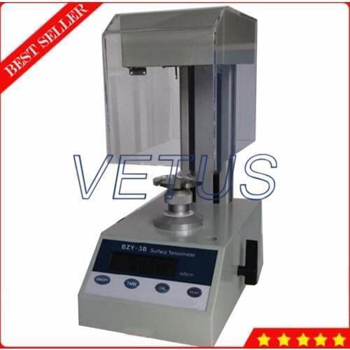 BZY-3B Manual Lifting Surface Tensiometer with Platinum Ring Method Surface Interfacial Tension Meter Measurement Equipment