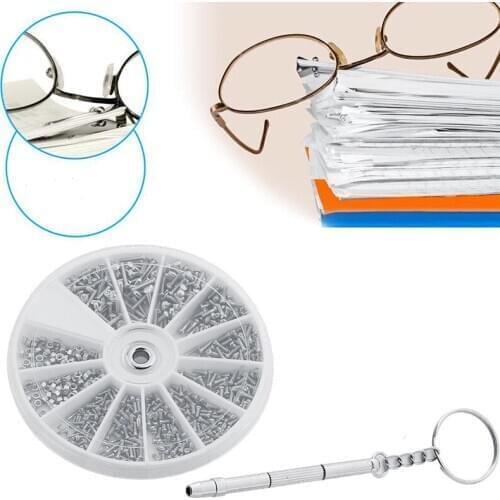 1 Set Eyeglasses Clock Repair Screw Multi Screwdriver Glasses Repair Tool Professional Watch Parts Accessories