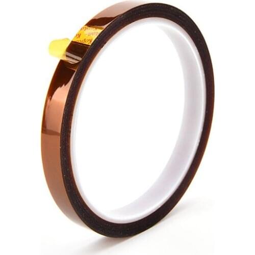 10mmX33M One-side Self-adhesive High Temperature Heat Resistant Polyimide Tape for BGA PCB SMT Soldering Shielding