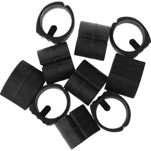 10Pc U-Type Office Chair Legs Pads Non Slip Table Feet Tube Wrap Covers Furniture Foot Opening Plastic Cushions Floor Protectors