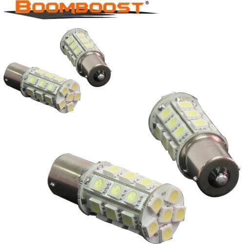 H7 12V S25 Ba15s 27SMD Hot sale Car Lights 2Pcs Blinker Tail 3W LED Backup Signal Rear Turn Signal White Free Shipping 1156