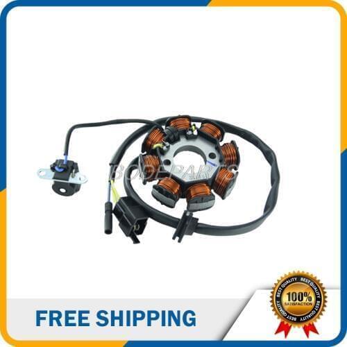 Motorcycle Motor Parts CB8 Poles DC Stator Coils For CB200 CB250 Air-cooled And Water-cooled Engine Free Shipping