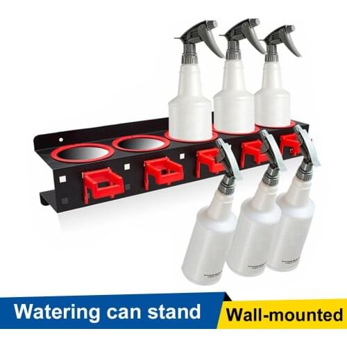 Quality Spray Bottle 5 Hole Abrasive Material Hanging Holder Storage Rack Car Beauty Shop Accessory Auto Cleaning Detailing Tool