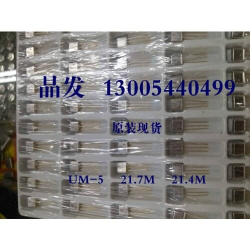 21.4MHZ ceramic filter 21.4M UM-5 21.7m 20.945M in-line crystal 25PCS