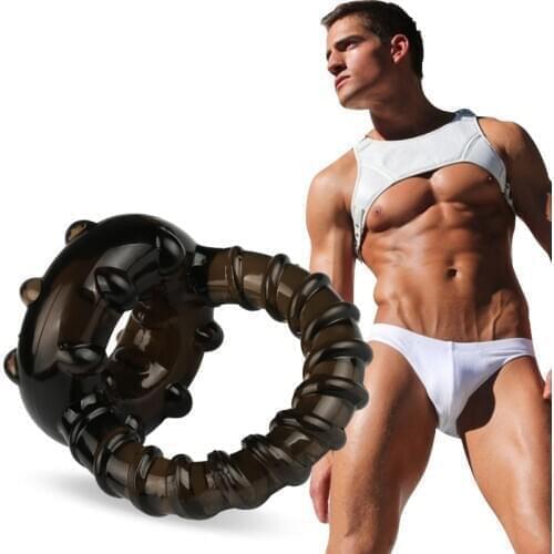 Thread Dots Penis Ring Reusable Bound Delay Cock Ring Sleeve Extension Condom Adult Sex Product Erotic Toys for men