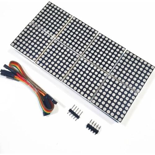 MAX7219 dot matrix module 8 dot matrix 2*4 display module MCU control driver module