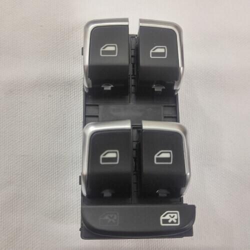 NEW Genuine Chrome Driver Side Electric Master Window Switch For AUDI A4 S4 Q5 2008 2009 2010 2011 2012 2013 2014