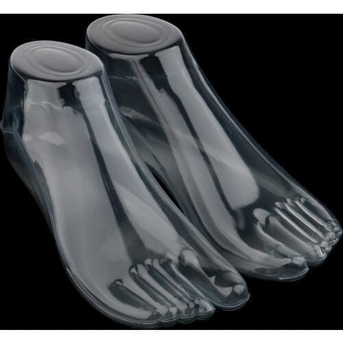 Foot Display Mold- 3 Colors, Female Feet Mannequin, Short Stocking for Jewelry, Socks, Shoes, Ankle Bracelet Display