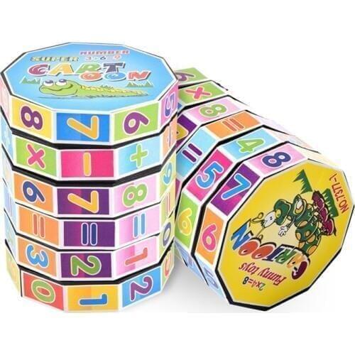 Learning Education Math Toys Montessori Teaching Resources Puzzle Cube For Kids Number Training Aids Fun Calculate Game
