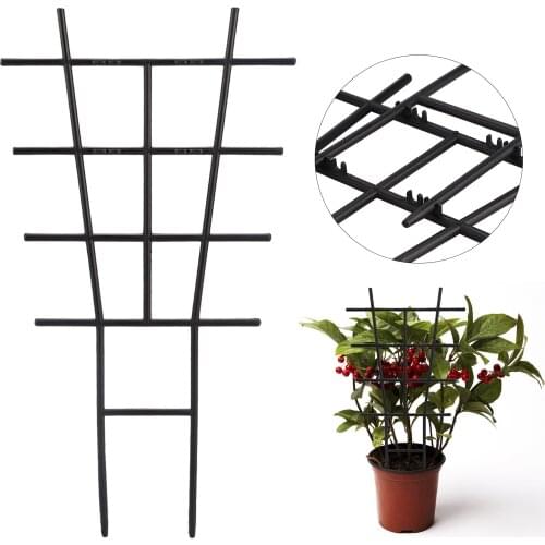Climbing Plant Support Cage Garden Trellis Flowers Stand Rings Tomato Support Durable Plastic Climbing Vine Rack Tomato Cage