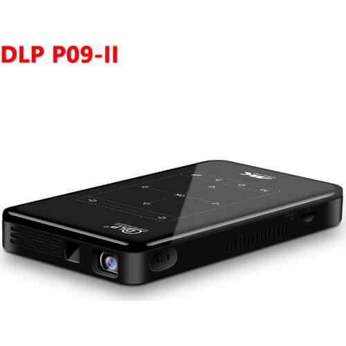 DLP P09 2020 NEW full HD projector android 9.0 ddr4 2GB 16GB mini portable 4K wifi projector bluetooth Battery video Beamer