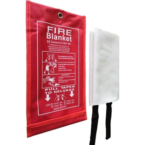 Fire Blanket 40inch*40inch Fire Suppression Blanket for Home Heavy Duty Fiberglass Cloth, Emergency Fire Safety Blanket
