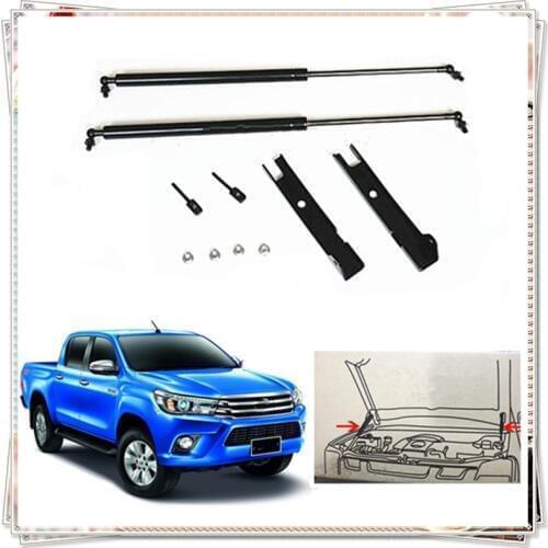 QDAEROHIVE car hood reuses the gas spring support rod Slow Down Shock Gas Strut for Toyota HILUX Revo car hood gas slow down