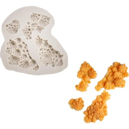 Coral Chocolate Silicone Mold Baking Molds Silicone Mold Fondant Molds Colorful Ocean Coral Reef Soft Desser