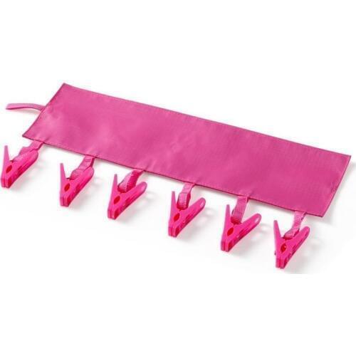 Foldable Clothes Hanger Clamp bathroom hanger clip Portable Foldable Travel Bathroom Rack Clothes Hanger Home Neatening Storage