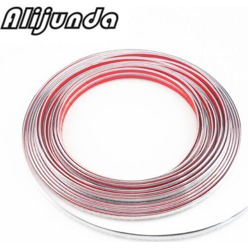 Car-styling 10mmx15m DIY Car decoration Chrome Strip sticker for Mercedes-Benz Series-A B C E S G M ML GLK CL CLK CLS GL GLK R