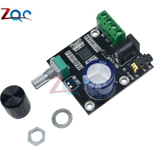 Super Slim 2 x 15W PAM8610 Class D Digital Dual Power Audio Amplifier Board 12V