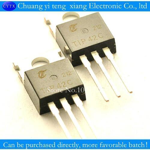 Transistor TIP42C PNP 6A / 100V TO-220 10pcs / lot