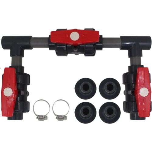 OemClima Bypass Swimming pool plumbing kit Swimming pool Bypass for Pool Heating Pump Solar Electric gas heater