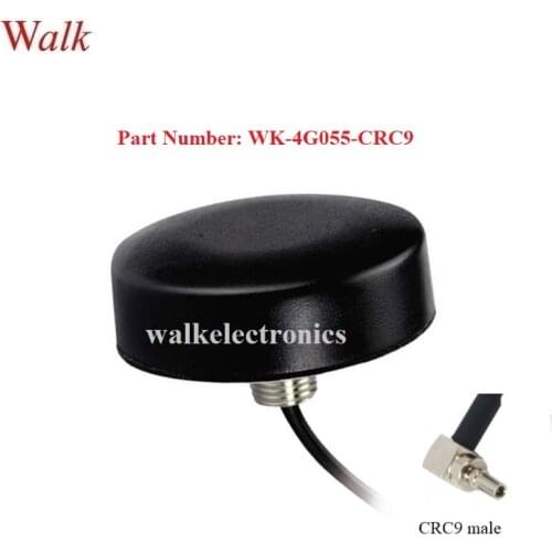 CRC9 male angle omni directional small size waterproof outdoor screw mount GSM 3g 4g lte Antenna roof mount 2g 3g 4g car antenna
