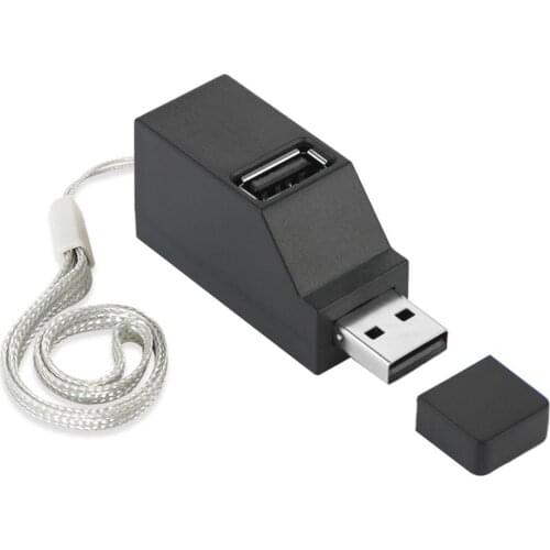 High Speed 3 Ports USB 2.0 Multi HUB Splitter Expansion Convenient Parts Desktop PC Laptop Adapter Hub