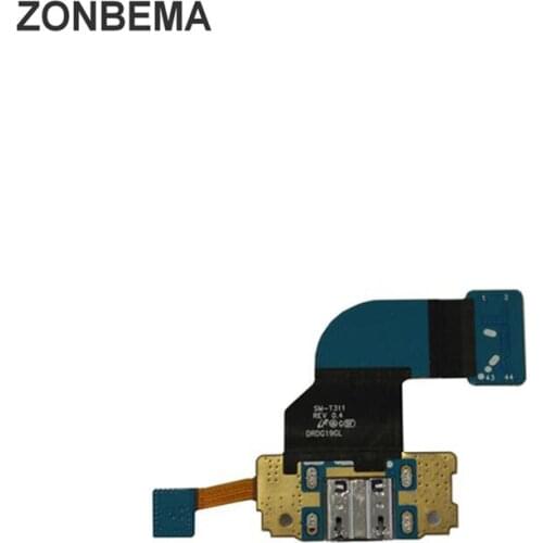 ZONBEMA 50pcs/lot High quality For Samsung Galaxy Tab 3 8.0 T311 T310 USB Charger Dock Connector Charging Port Flex Cable