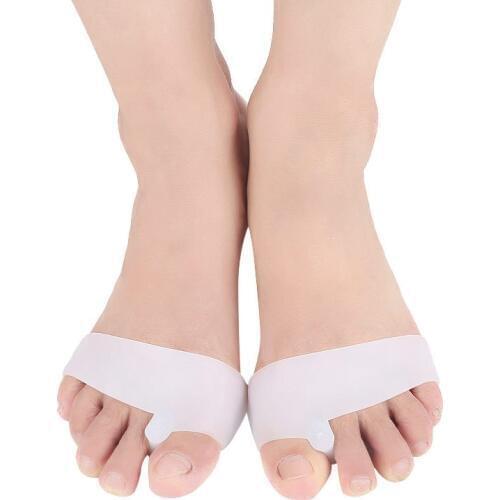 1Pair Foot Fingers Toe Separator Thumb Valgus Protector Bunion Adjuster Hallux Valgus Guard Separador De Dedos De Los Pies