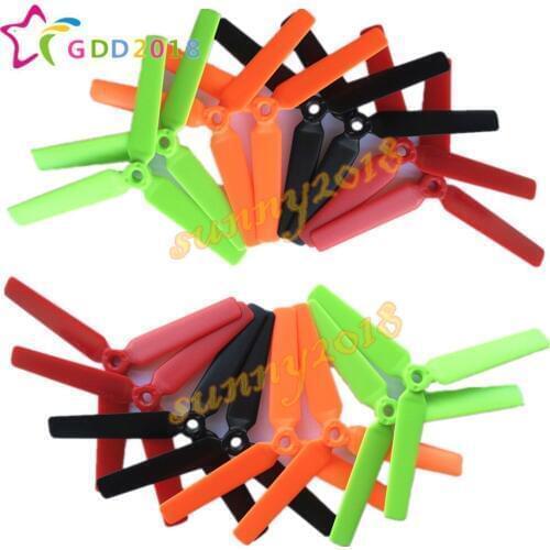 100pcs / 50Pairs Enhanced Edition 5045 3D 3-blade glaze Props Propellers For FPV Mini QAV250 ZMR 250 270 280 Quadcopter