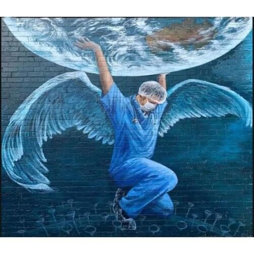 Diy Diamond mosaic Doctor Angel saves the earth diamond painting full Square,Round Diamond Embroidery,Personalized Diamond Art