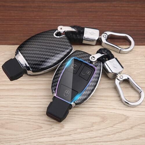 Car Key Case Cover Shell Holder Fit For Benz A B C D E S G M V Class SL CLA GLA GL GLK GLE GLS SLK SLC SLK Viano Metris