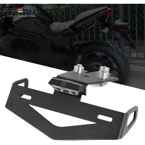 Motorcycle Rear License Plate Frame Licence Holder For Kawasaki ER6N ER6F NINJA650 2012 2013 2014 2015 2016 2017 Accessories
