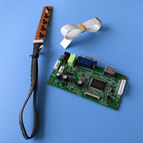 For LP156WHU-TPD1 1366×768 LCD DIY 15.6" monitor DRIVER SCREEN display EDP Controller board 30Pin LED EDP KIT VGA