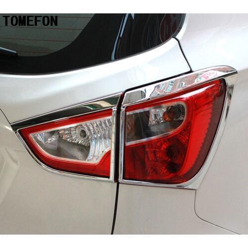 For Suzuki Sx4 S-Cross Sx4 Crossover 2014 2015 2016 Car Styling ABS chorme Rear Tail Light Lamp Cover Trim Light Hoods Trim