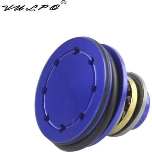 VULPO Anti-shedding Version double O-ring Ball bearing piston head 8 holes for Ver.2/3 Airsoft AEG Gearbox