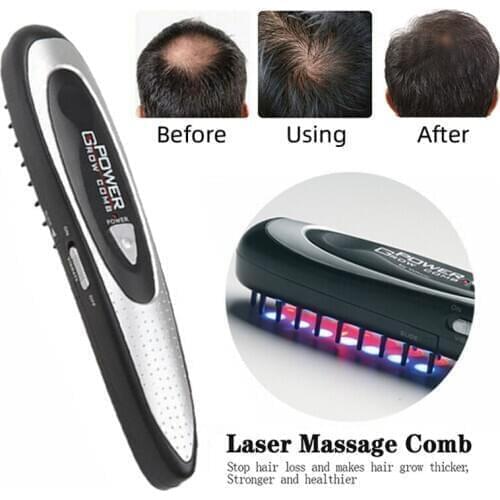 Infrared Massage Laser Electric Comb Equipment Hair Growth Care Anti Hair Loss Treatment Regrowth Restoration Grow Brush Set