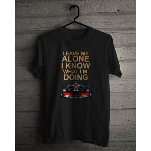 New Leave Me Alone Raikkonen Men 100% Cotton Sleeve Good Quality New Summer Fashion Cotton Casual Free Shipping T Shirt Custom