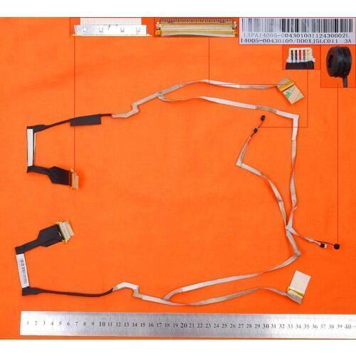 New Original LCD LED Video Flex for ASUS X501 X501A X501U,ORG PN:DD0XJ5LC011 DD0XJ5LC000 14005-00430100