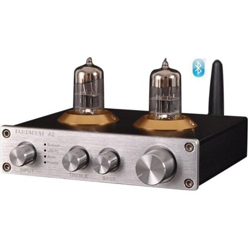 Bluetooth 5.0 M7 upgrade PC USB ESS9023 audio decoder classic 6N3 vacuum tube HIFI high and low tone audio preamplifier A2 DAC