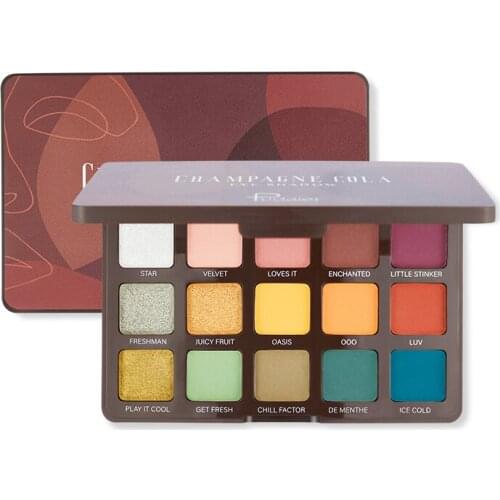 Pudaier Eyeshadow Palette Matte Shimmer Eye Shadow Powder Pigment Eyes Makeup Pearlescent Glitter Eyeshadow palette maquillage