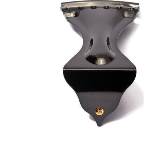 Durable Metal Dobro Tailpiece for Resonator Acoustic Folk Guitars Black