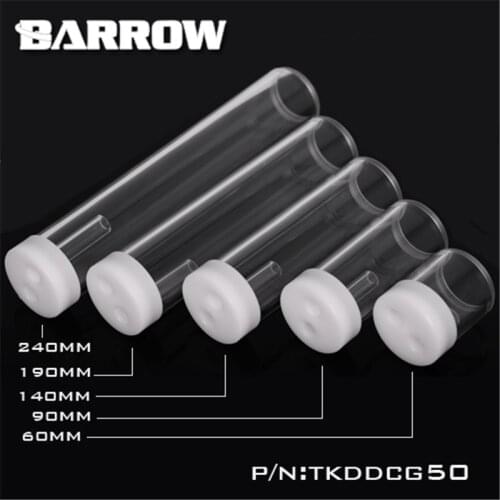 Barrow DDC Pump Reservoir 60mm 90mm 140mm 190mm 240mm Water Cooling Diameter 50mm Modified Water Tank Cover assembly TKDDCG50