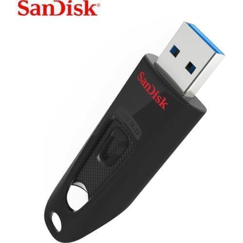 SanDisk Ultra USB Flash Drive 256GB 128GB 64GB Flashdisk 32GB 512GB USB 3.0 Pen Drive 130MB/s USB Stick for PC/Notebook U Disk