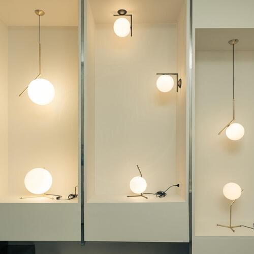 Nordic LOFT industrial LED ceiling light bedroom living room aisle balcony study iron ceiling light