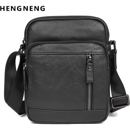 Genuine Leather Bag Man Flap Bag Male Messenger Bag Men Shoulder Handbag Leather Crossbody Bags For Men Luxury Handbags Pocket