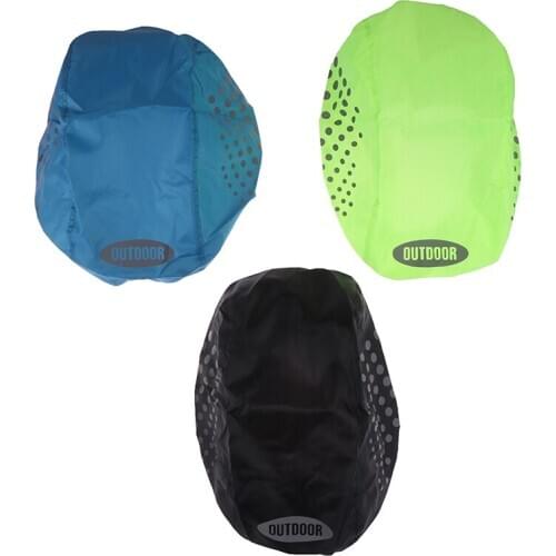 Reflective Bike Helmet Cover Waterproof Windproof Bicycle Helmet Rain Cover